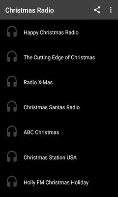 Christmas Radio android App screenshot 1